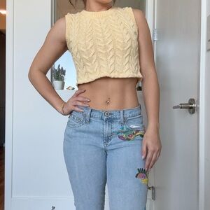 Zara Cropped Sweater Top!